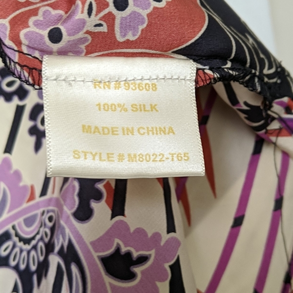 Multi-Color Silk Tunic - Picture 7 of 7